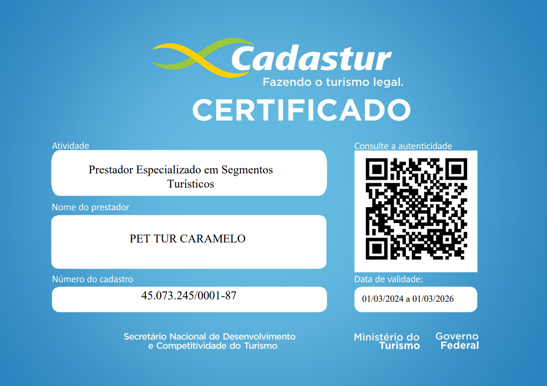 Certificado Cadastur